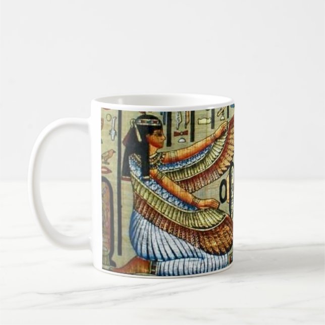 Egyptisk gudinna kaffemugg (Vänster)