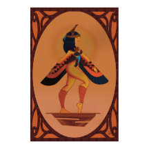 Egyptisk gudinna MAAT Affisch