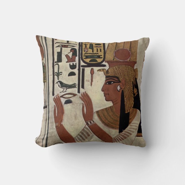 Egyptisk gudinna Nefertari Kudde (Framsida)
