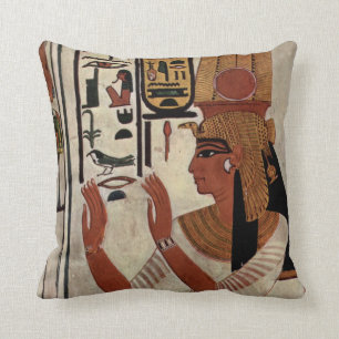 Egyptisk gudinna Nefertari Kudde