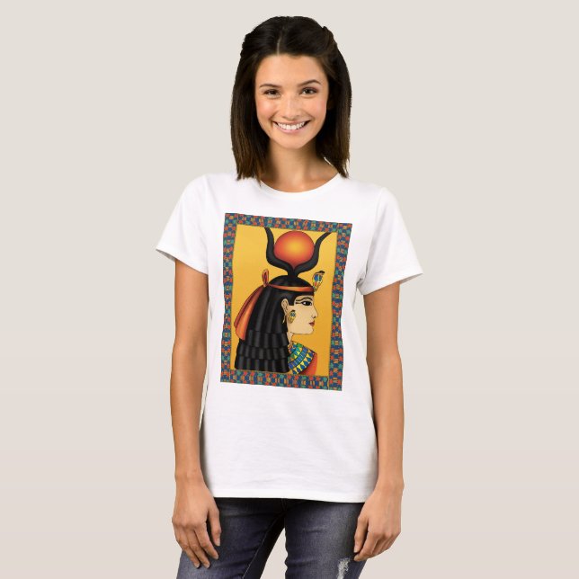 Egyptisk gudinnaT-tröja T-shirt (Hel framsida)