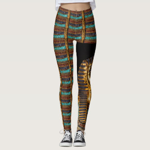 Egyptisk guld- död för kungen Tutunkhamun masker Leggings