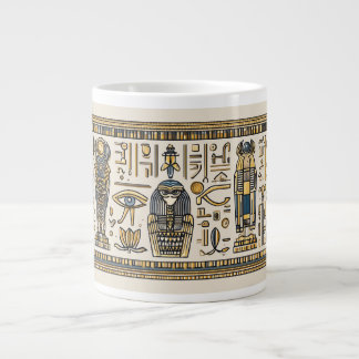 Egyptisk hieroglyf-mugg | Faraonisk Jumbo Mugg