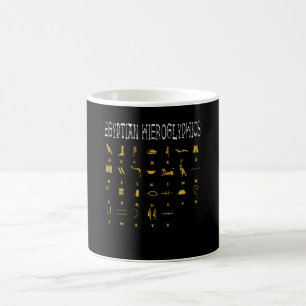 Egyptisk Hieroglyfisk Egypten Pyramid Kaffemugg