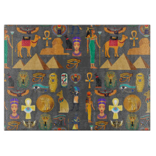Egyptisk hieroglyfisk symbol Mönster pharaoh