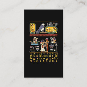 Egyptisk Hieroglyphic Wall Mural-Egypten Visitkort
