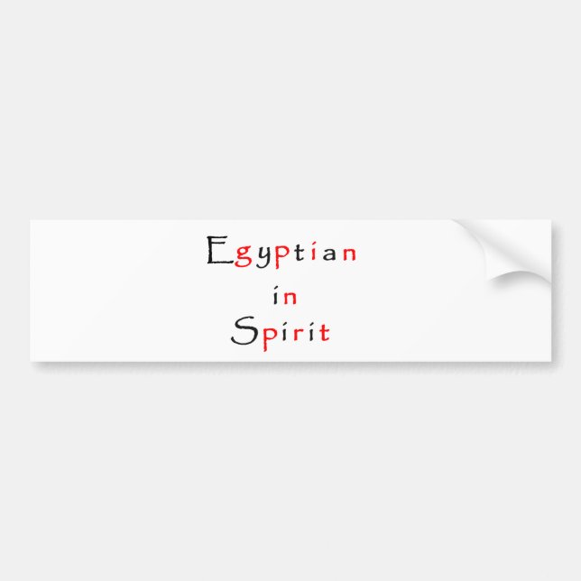 Egyptisk i Spirit-humper-dekal Bildekal (Framsidan)