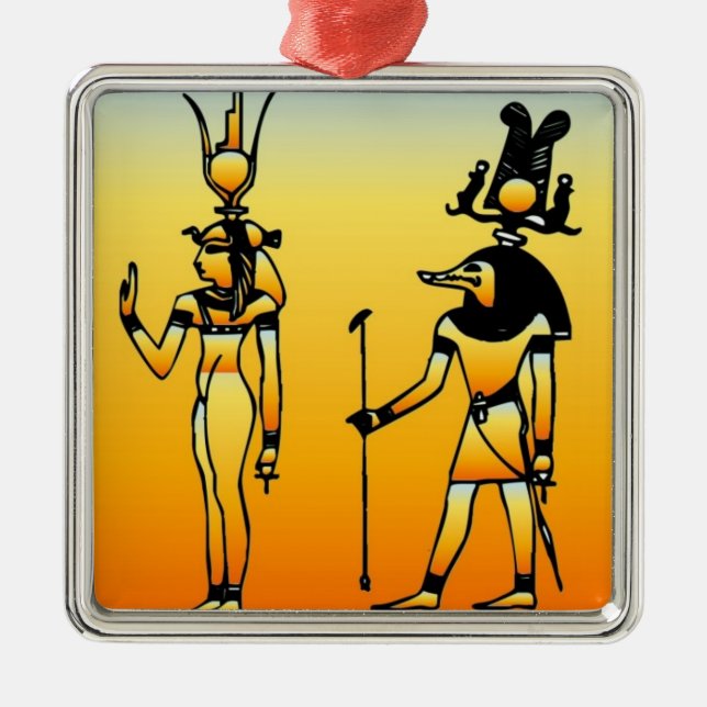 egyptisk julgransprydnad metall (Framsidan)