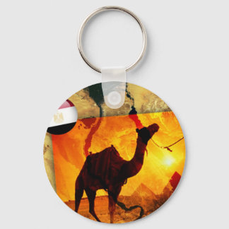 Egyptisk kamel nyckelring