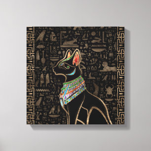 Egyptisk katt - Bastet Canvastryck