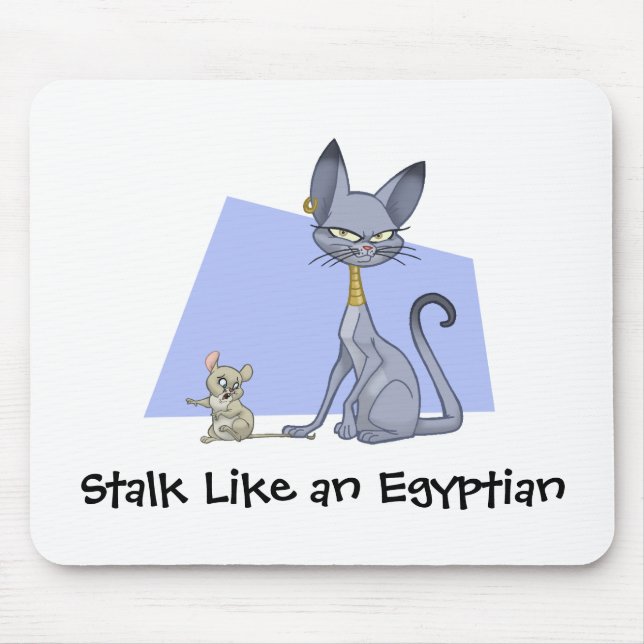 Egyptisk katt Mousepad Musmatta (Framsidan)