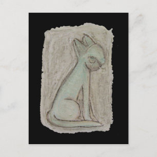 Egyptisk katt vykort