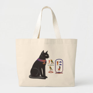 Egyptisk kattgudinna Bastet Jumbo Tygkasse