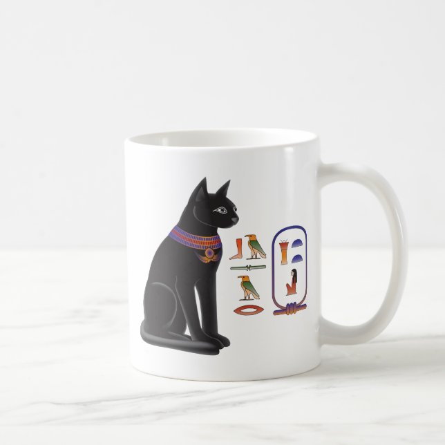 Egyptisk kattgudinna Bastet Kaffemugg (Höger)