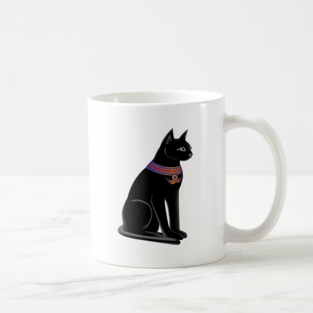 Egyptisk kattgudinna Bastet Kaffemugg (Höger)