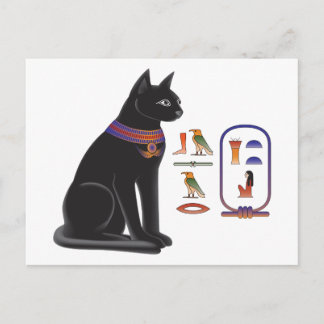 Egyptisk kattgudinna Bastet Vykort