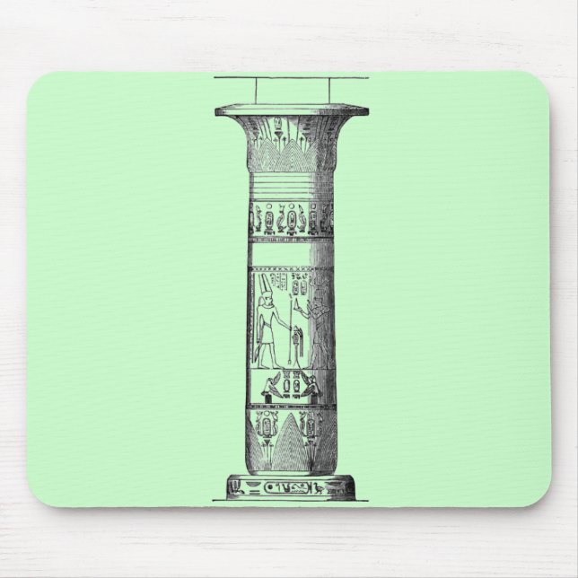 Egyptisk kolumn musmatta (Framsidan)