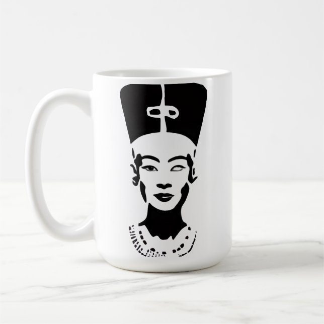 Egyptisk konst kaffemugg (Vänster)