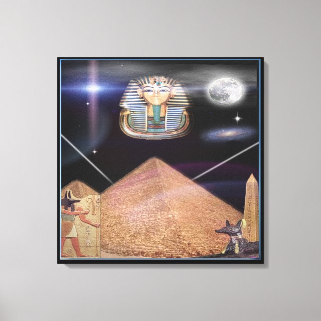 Egyptisk konsthandduk canvastryck (Framsida)