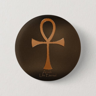 Egyptisk koppareffekt ANKH Buttons Knapp