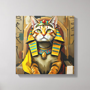 EGYPTISK MAU-FARAON 2 CANVASTRYCK