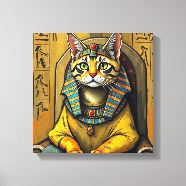 EGYPTISK MAU-FARAON 3 CANVASTRYCK (Framsida)