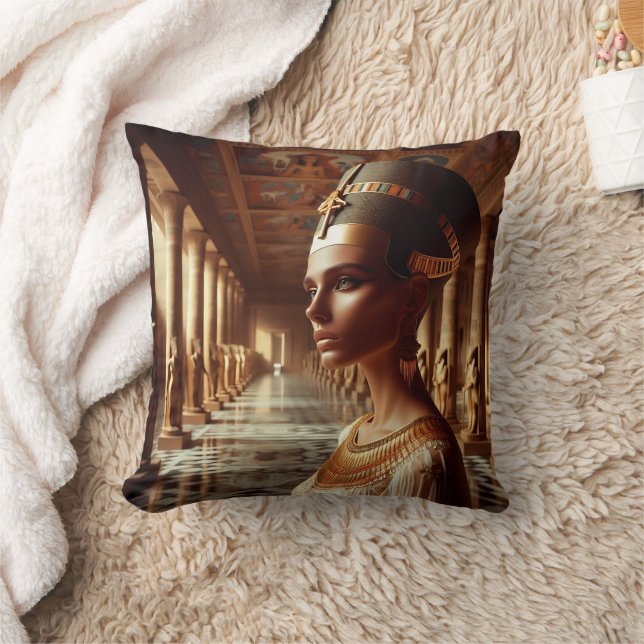 Egyptisk nefertari Artefakt: Forntida civilisation Kudde (Filt)