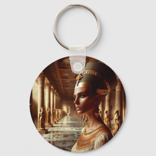 Egyptisk nefertari Artefakt: Forntida civilisation Nyckelring