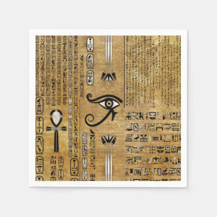 Egyptisk Öga av Horus - Wadjet Ornament Pappersservett
