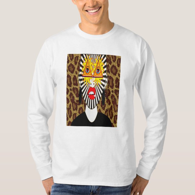 Egyptisk påverkanutslagsplats tee shirt (Framsida)