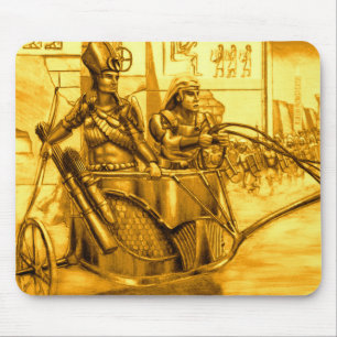 Egyptisk Pharaoh i hans triumfvagn Musmatta