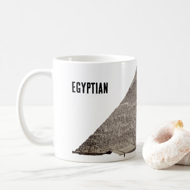 Egyptisk pyramid kaffemugg (Med munk)