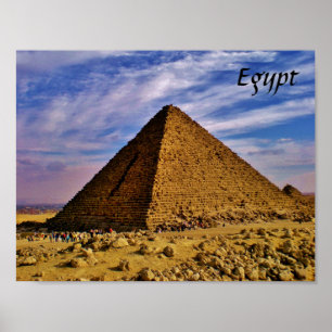 Egyptisk pyramid poster