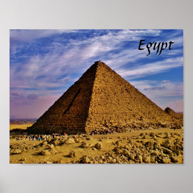 Egyptisk pyramid poster (Framsidan)