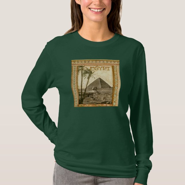 Egyptisk pyramid tee shirt (Framsida)