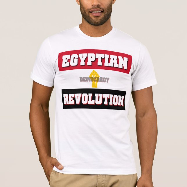 Egyptisk revolution t shirt (Framsida)