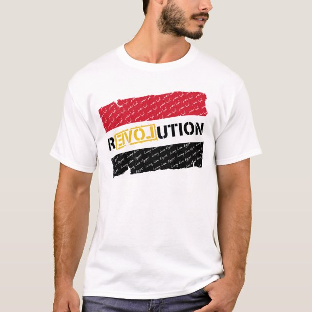 Egyptisk revolution tee (Framsida)
