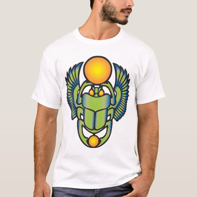 Egyptisk Scarab Tröja (Framsida)