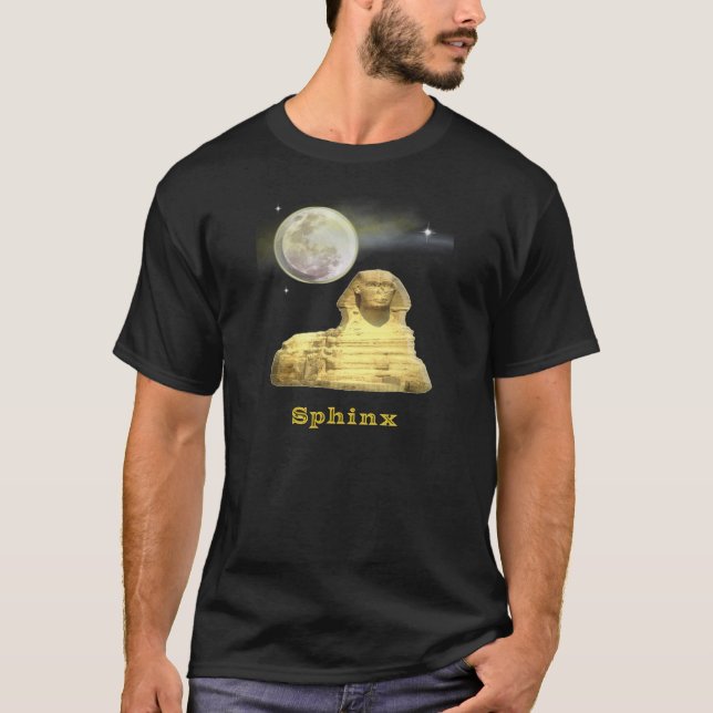 Egyptisk sfinx manar t-shirt (Framsida)