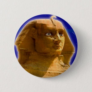 Egyptisk sfinx på Giza Art Design Knapp