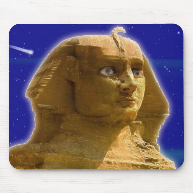 Egyptisk sfinx på Giza Art Design Musmatta (Framsidan)