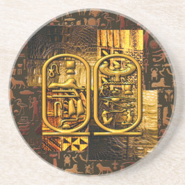 Egyptisk silhuettcollage underlägg