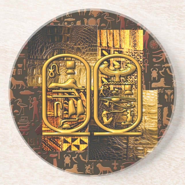 Egyptisk silhuettcollage  underlägg (Framsidan)
