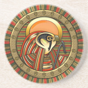 Egyptisk solgudRa Underlägg Sandsten