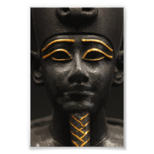 Egyptisk staty av Osiris Fototryck