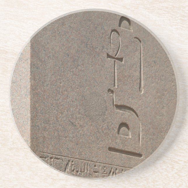 Egyptisk Stensobelisk Underlägg Sandsten (Framsidan)