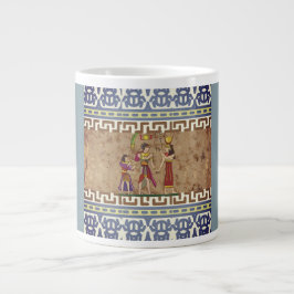 Egyptisk stil, forntida egyptisk vintagekultur, jumbo mugg