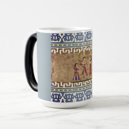 Egyptisk stil, forntida egyptisk vintagekultur magisk mugg