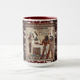 Egyptisk stil, forntida egyptisk vintagekultur, mugg
