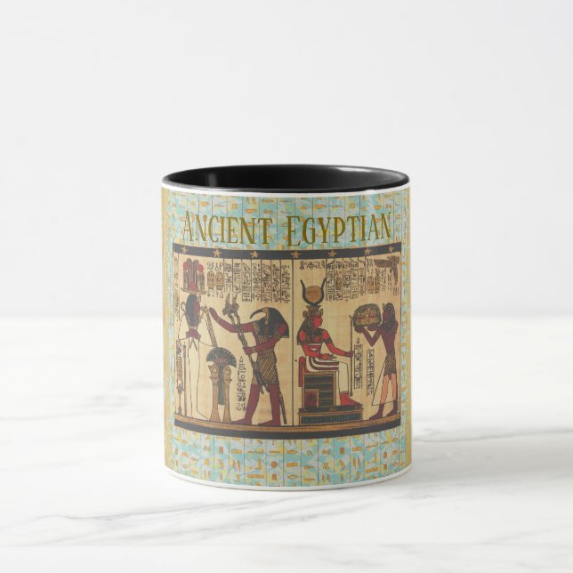 Egyptisk stil, forntida egyptisk vintagekultur , mugg (Center)